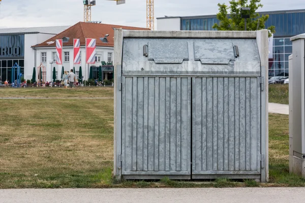 Dumpster Public Area Metal Two Door Large Trash