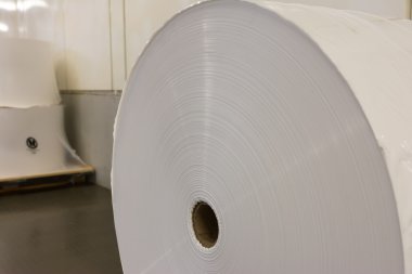 Beyaz boş karton tüp ayrıntı yazdırma kağıt rulo sanayi