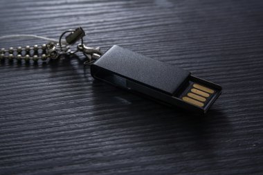 Bir tarafı sopa Usb birden parlamak götürmek Resepsiyon ofis siyah kontrast