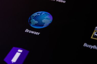 Tarayıcı dünya Internet bilgi dijital App simgesi simgesi erişim dokunun siyah