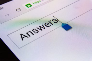 Büyüteç Camı arama kutusu boş boş Internet ekran yanıtlar