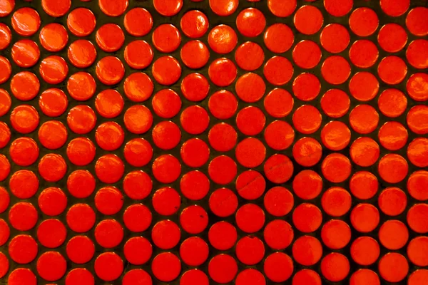 Orange Polka Dot Pattern стены железнодорожного вокзала Текстура Деталь Арчи — стоковое фото
