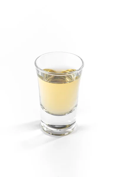 Esvaziar copo cheio partido beber álcool cerveja Whiskey Clear — Fotografia de Stock