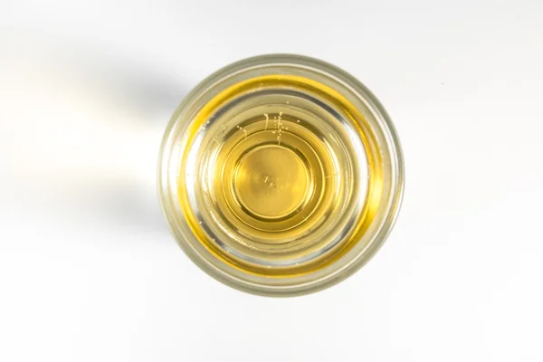 Lege volledige Shot glas duidelijk partij drinken Alcohol bier Whiskey — Stockfoto