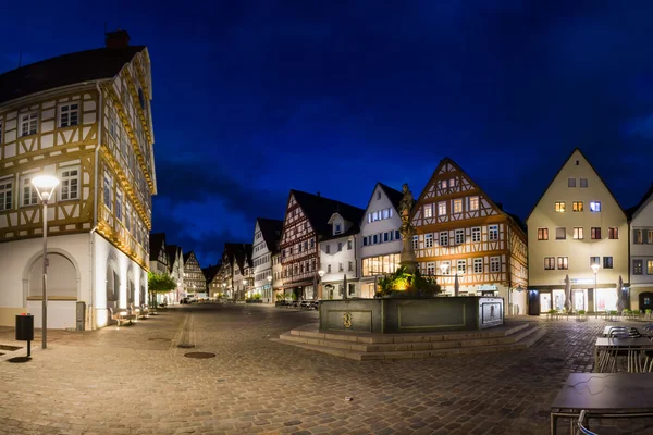 Leonberg Stuttgart Allemagne Marktplatz Hiver Octobre 2016 Villag — Photo