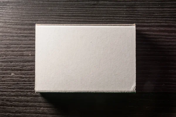 Papper Match lådor kartonger kartong vit tom mall Contraast — Stockfoto