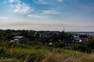 Howth Köyü gündüz peyzaj alanı İrlanda