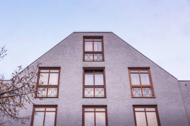 Mod Alman daire Builindg cephe dış balkon demir raylar