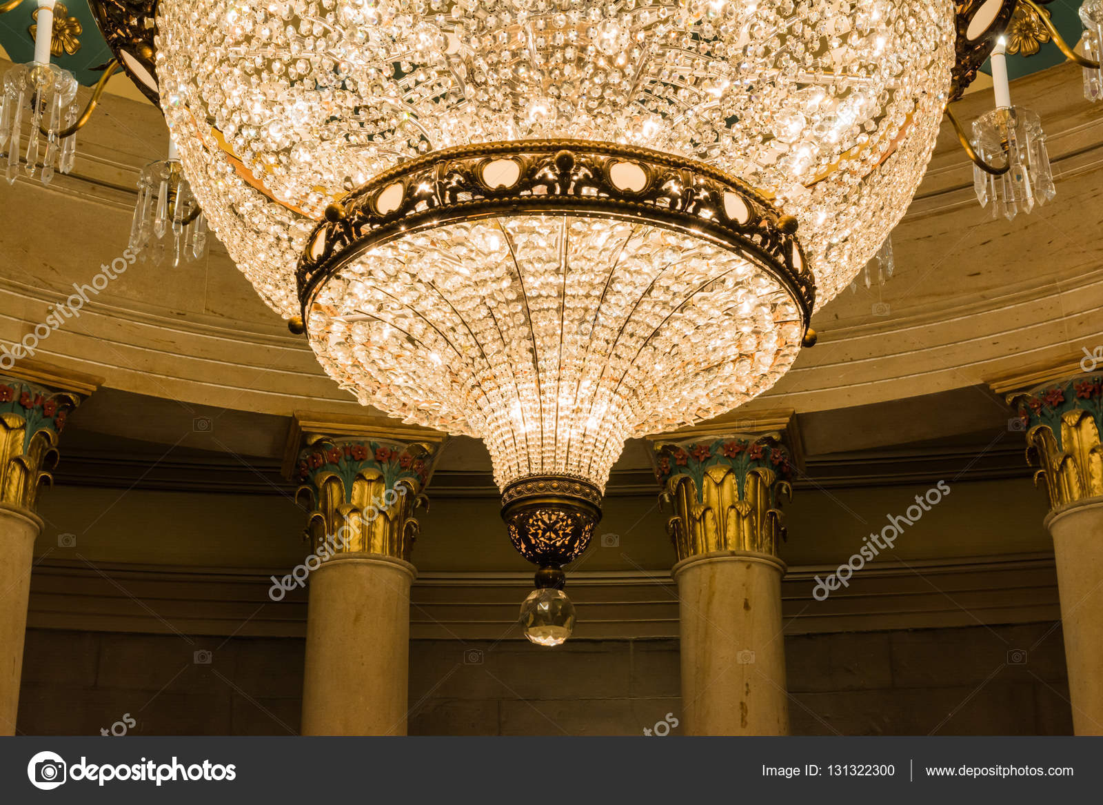 Us Capitol Building Underground Crypt Chandelier