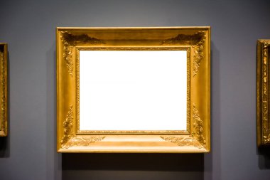 Süslü resim çerçeve Sanat Galerisi Müzesi sergi iç beyaz C