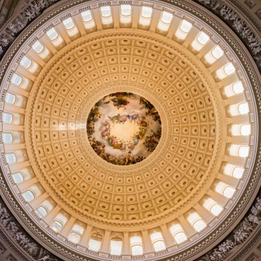 Washington Dc bize Capitol Rotunda tanrılaştırma mimarisini ayrıntılandır 