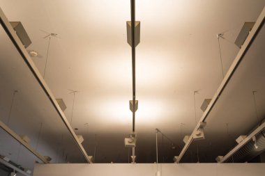 Işık raflar floresan Modern dekorasyon mimarisi A tavan