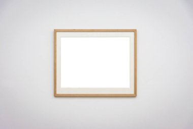 Modern Sanat Müzesi çerçeve duvar izole yolu beyaz vektör kırpma
