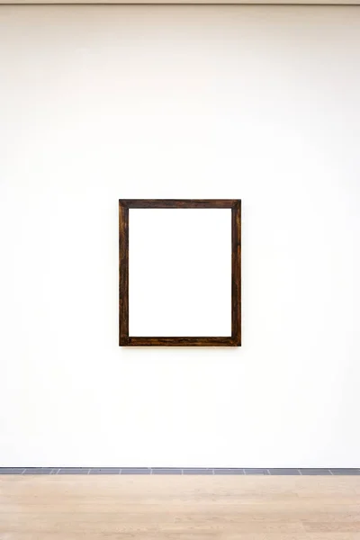 Modern Sanat Müzesi çerçeve duvar izole yolu beyaz vektör kırpma — Stok fotoğraf