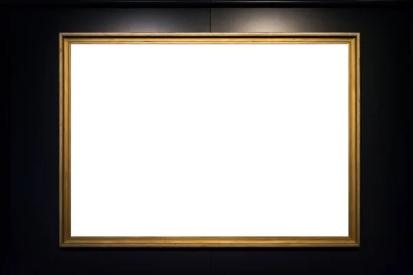 Art Museum Frame Vintage Ornate Pintura quadro em branco Clipping — Fotografia de Stock