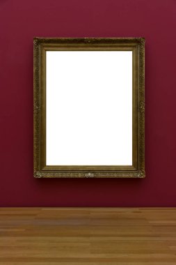 Boş beyaz Sanat Galerisi çerçeve resmi duvar beyaz çağdaş Mo