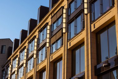 Cephe taş duvar iç mimari Dekorasyon Cam portre 