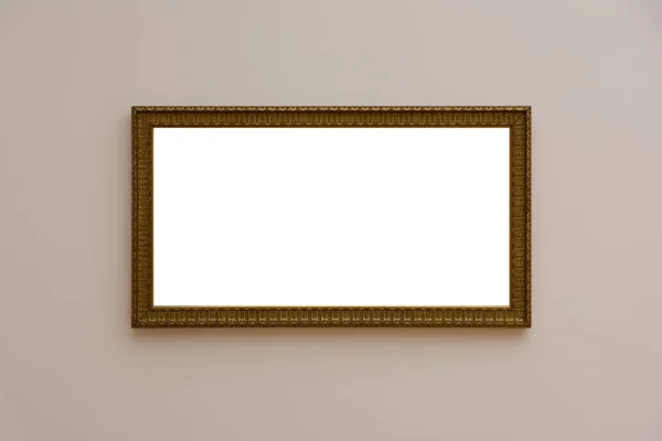 Blanco wit Kunstgalerie Frame foto muur wit hedendaagse Mo — Stockfoto