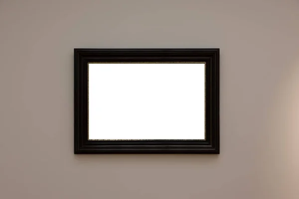 Blanco wit Kunstgalerie Frame foto muur wit hedendaagse Mo — Stockfoto
