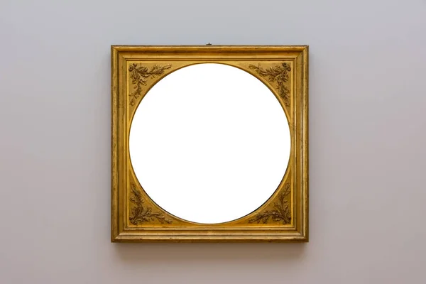 Blanco wit Kunstgalerie Frame foto muur wit hedendaagse Mo — Stockfoto