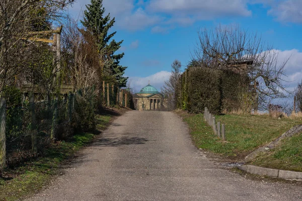 Grabkapelle Στουτγκάρδη Μαυσωλείο ευρωπαϊκό μπλε ουρανοί παλιά δικτυακής — Φωτογραφία Αρχείου