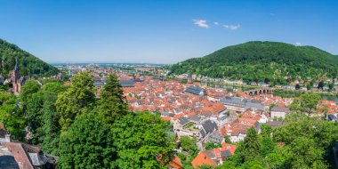 beautiful landscape, Heidelberg Hills,  Heiliggeistkirche, Germany