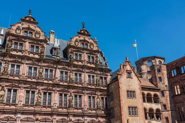 Hrad Heidelberg Schloss Architektura Německo — Stock fotografie