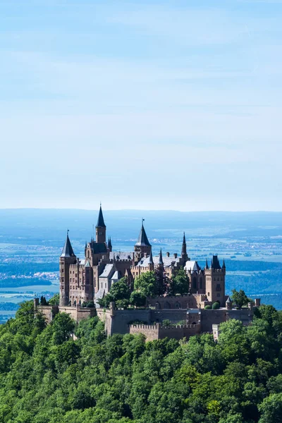 Antigo Burg Hohenzollern Castelo Europeu Alemão Arquitetura — Fotografia de Stock
