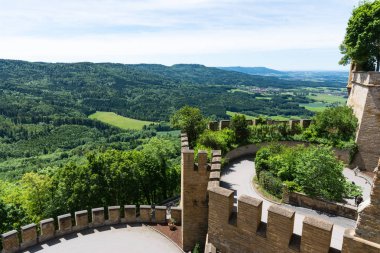 Ancient  Burg Hohenzollern German European Castle, Architecture 