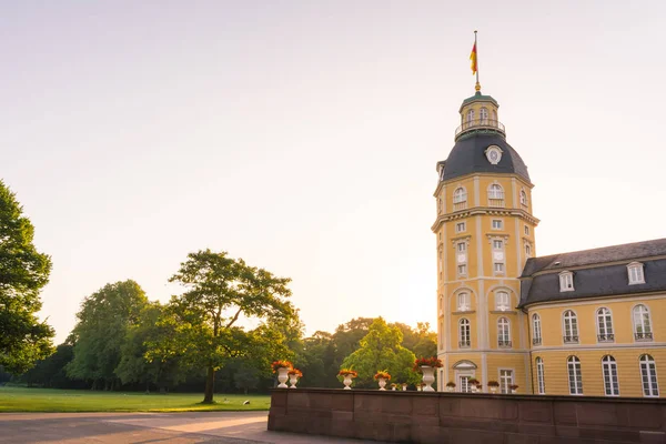 Lado Norte Del Palacio Karlsruhe Castillo Schloss Alemania — Foto de Stock