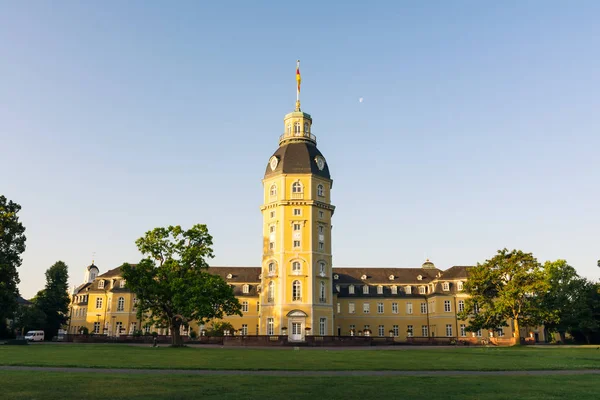 Lado Norte Del Palacio Karlsruhe Castillo Schloss Alemania — Foto de Stock