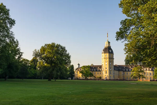 Lado Norte Del Palacio Karlsruhe Castillo Schloss Alemania — Foto de Stock