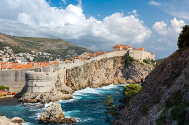 Beautiful Outer Fortress Walls of Dubrovnik Croatia 