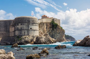 Beautiful Outer Fortress Walls of Dubrovnik,  Croatia 