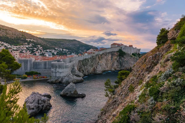 Beautiful Outer Fortress Walls of Dubrovnik Croatia 