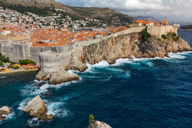 Beautiful Outer Fortress Walls of Dubrovnik,  Croatia 