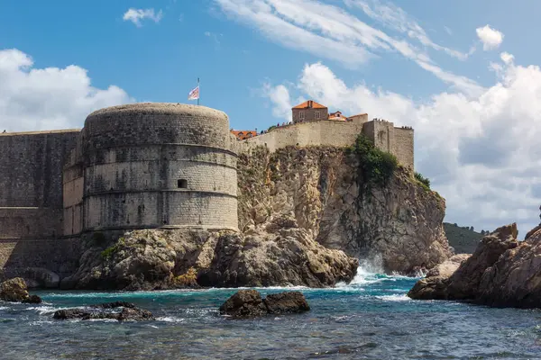 Beautiful Outer Fortress Walls of Dubrovnik,  Croatia 