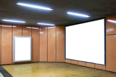 Subway Underground Vintage İçi Boş Billboardlar