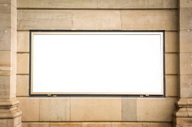 Outdoors Billboard on  Stone Wall 