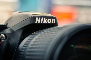 Nikon Camera Logo Closeup 