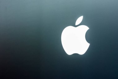 Apple Logo Closeup -  October 27 2017