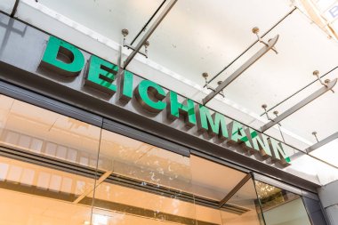 Deichmann Large Store Logo in Stuttgart - October 27 2017