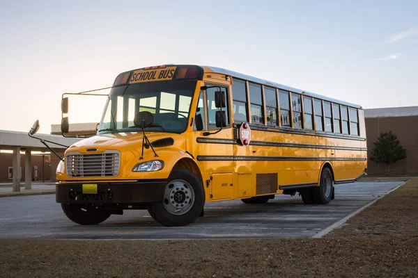 American Yellow Black School Bus