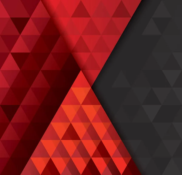 Vector de fondo abstracto rojo y negro . — Vector de stock