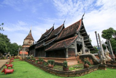 Lokmolee Tapınağı, chiangmai Eyaleti, Tayland.