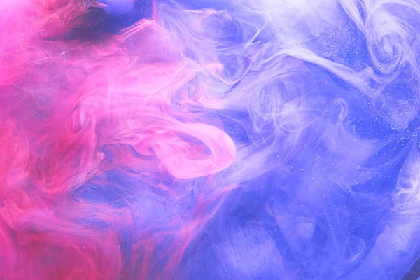 Fondo Humo Arremolinado Multicolor Abstracto Fondo Humo Narguile Rosa Púrpura — Foto de Stock