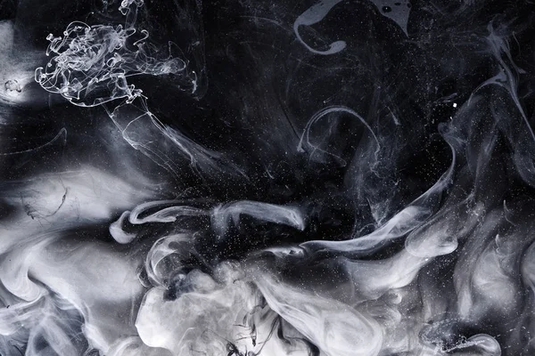 Abstrato Preto Branco Redemoinho Fumaça Fundo Cúmulo Nuvens Trovão Céu — Fotografia de Stock