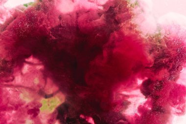 Soyut tutku ve aşk rengi arka plan. Pembe ahududu dansı dumanı, sevgililer günü arka planı