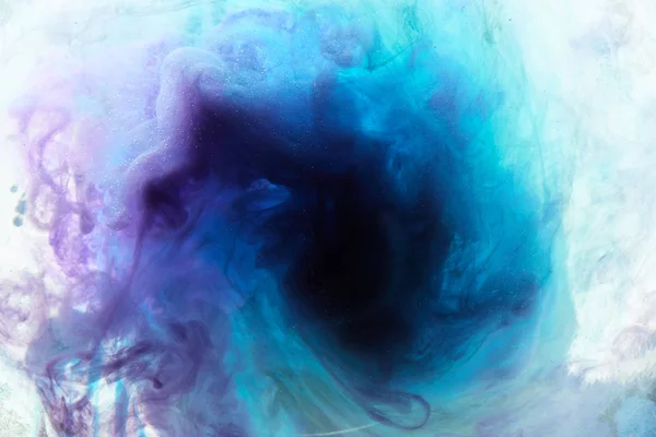 Fondo Líquido Danza Psicodélica Azul Abstracto Galaxy Universo Fantástico Cielo —  Fotos de Stock