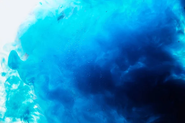 Abstract Blauwe Psychedelische Dansvloeibare Achtergrond Galaxy Fantastische Hemel Universum Wervelende — Stockfoto